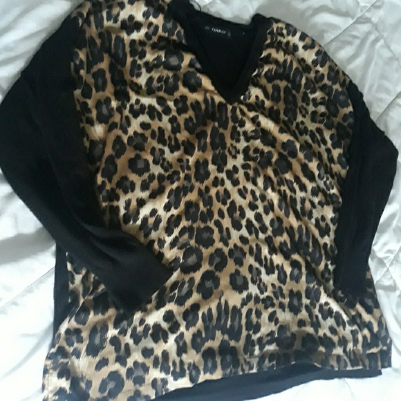 ZARA leopard print blouse - Picture 2 of 6